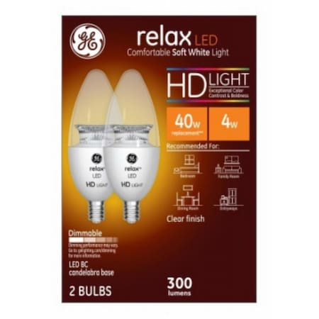 Ge2Pk 4W Sw Bc Rel Bulb